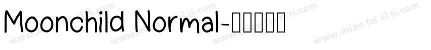 Moonchild Normal字体转换